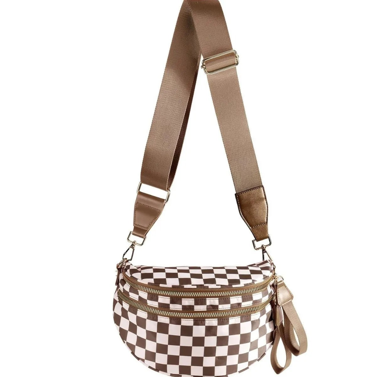 Sac Amora damier marron