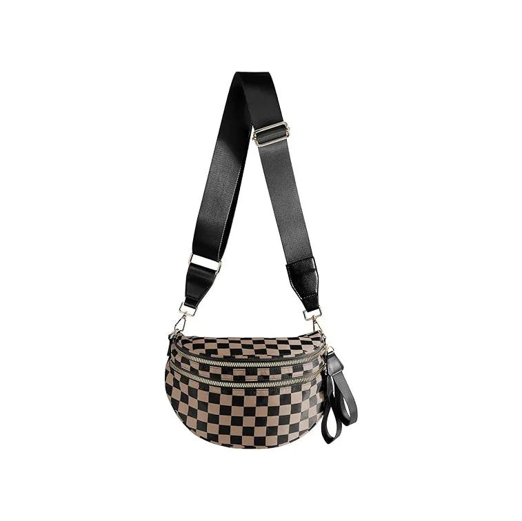 Sac Amora damier noir