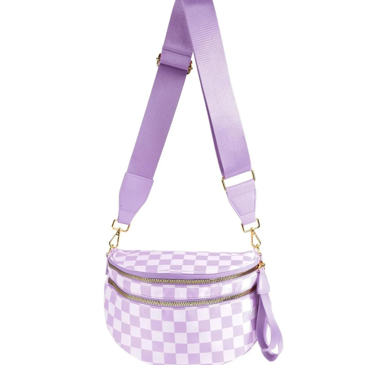 Sac Amora damier lilas